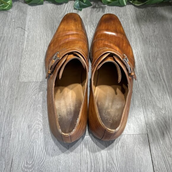 Magnanni Marco II Cuero Single Monk Strap size 15 Loafer READ main image 12